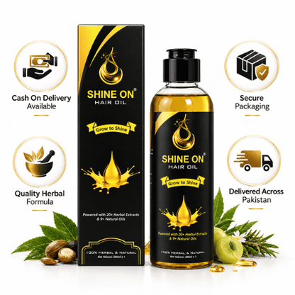 Shine On Herbal Hair Oil | Hair Growth & Hair Fall Control Oil