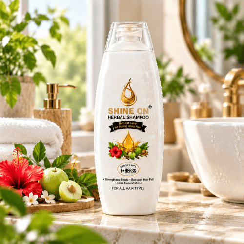 Shine On Herbal Shampoo | Hair Fall Control & Strengthening Shampoo