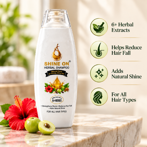 Shine On Herbal Shampoo | Hair Fall Control & Strengthening Shampoo