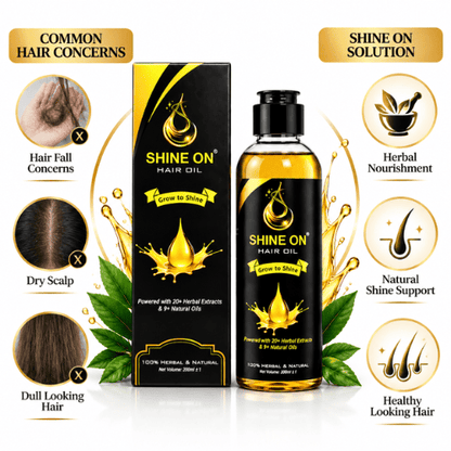 Shine On Herbal Hair Oil | Hair Growth & Hair Fall Control Oil