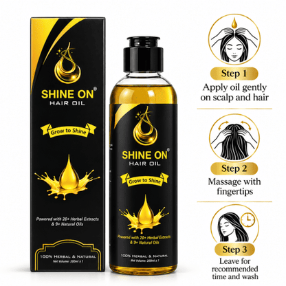 Shine On Herbal Hair Oil | Hair Growth & Hair Fall Control Oil